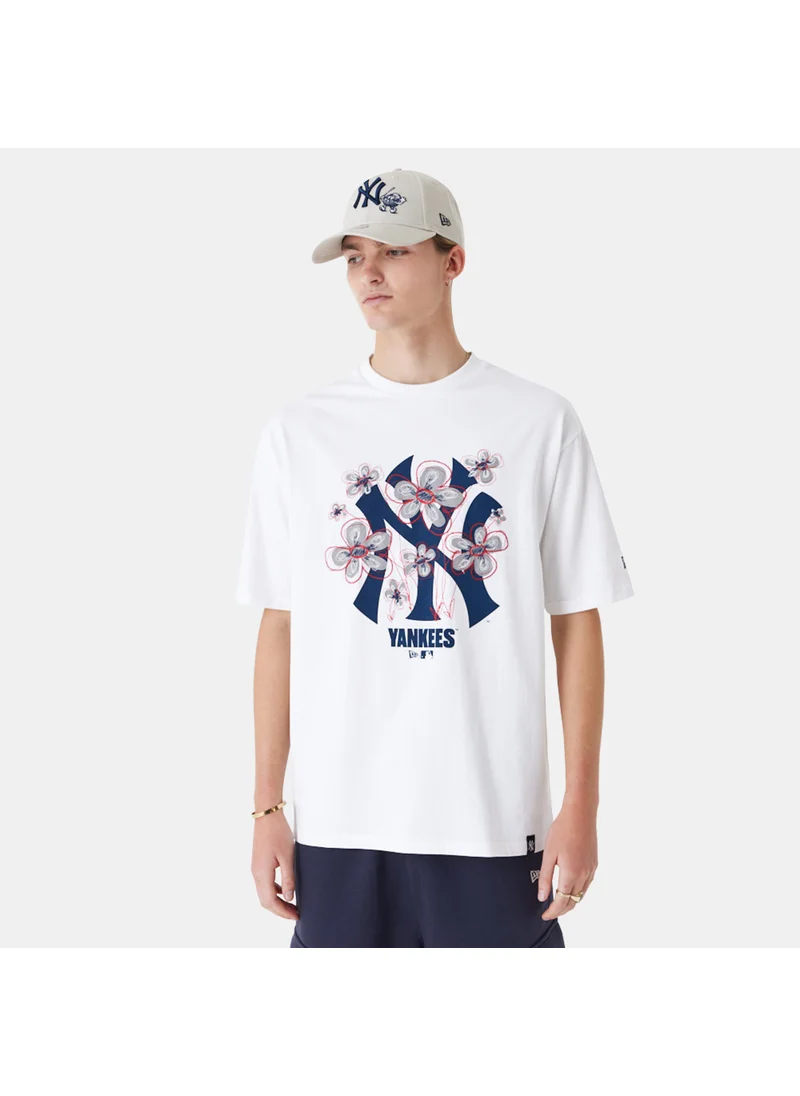 NEW ERA Men's MLB New York Yankees Floral Logo T-Shirt