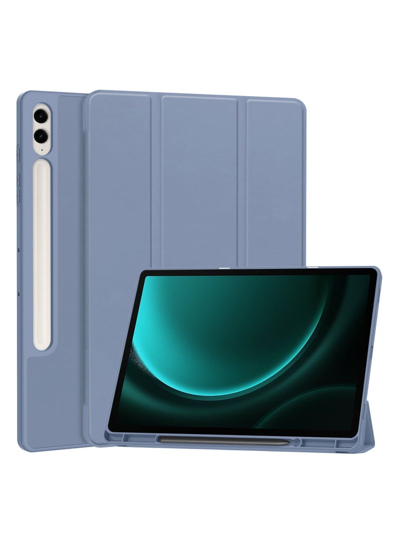 Fankalo Protective Case for Samsung Galaxy Tab S9 FE+/ S9 FE Plus 12.4 inch Slim Stand Cover with S Pen Holder Support Auto Wake/Sleep - Image 1