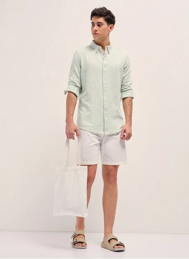 THE BEAR HOUSE Men's Shirt for Casual and Formal Wear | Classic Button-Down Style for Office, Daily Use, Travel, Events & All-Season Outfits | Versatile & Stylish Wardrobe Essential for Every Occasion