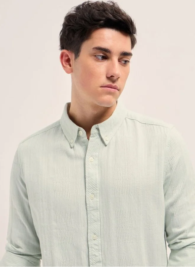 THE BEAR HOUSE Men's Shirt for Casual and Formal Wear | Classic Button-Down Style for Office, Daily Use, Travel, Events & All-Season Outfits | Versatile & Stylish Wardrobe Essential for Every Occasion