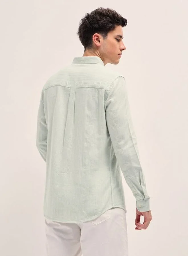 THE BEAR HOUSE Men's Shirt for Casual and Formal Wear | Classic Button-Down Style for Office, Daily Use, Travel, Events & All-Season Outfits | Versatile & Stylish Wardrobe Essential for Every Occasion