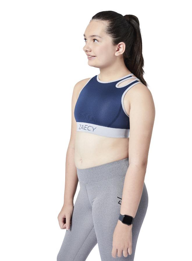 ZAECY Girl's High-Support Sports Bra - Image 3