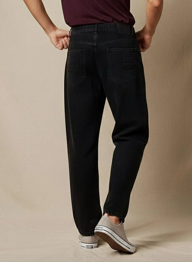 Lee Cooper  Lee Cooper Men Baggy Fit Mid-Rise Jeans for Men | Best Price UAE