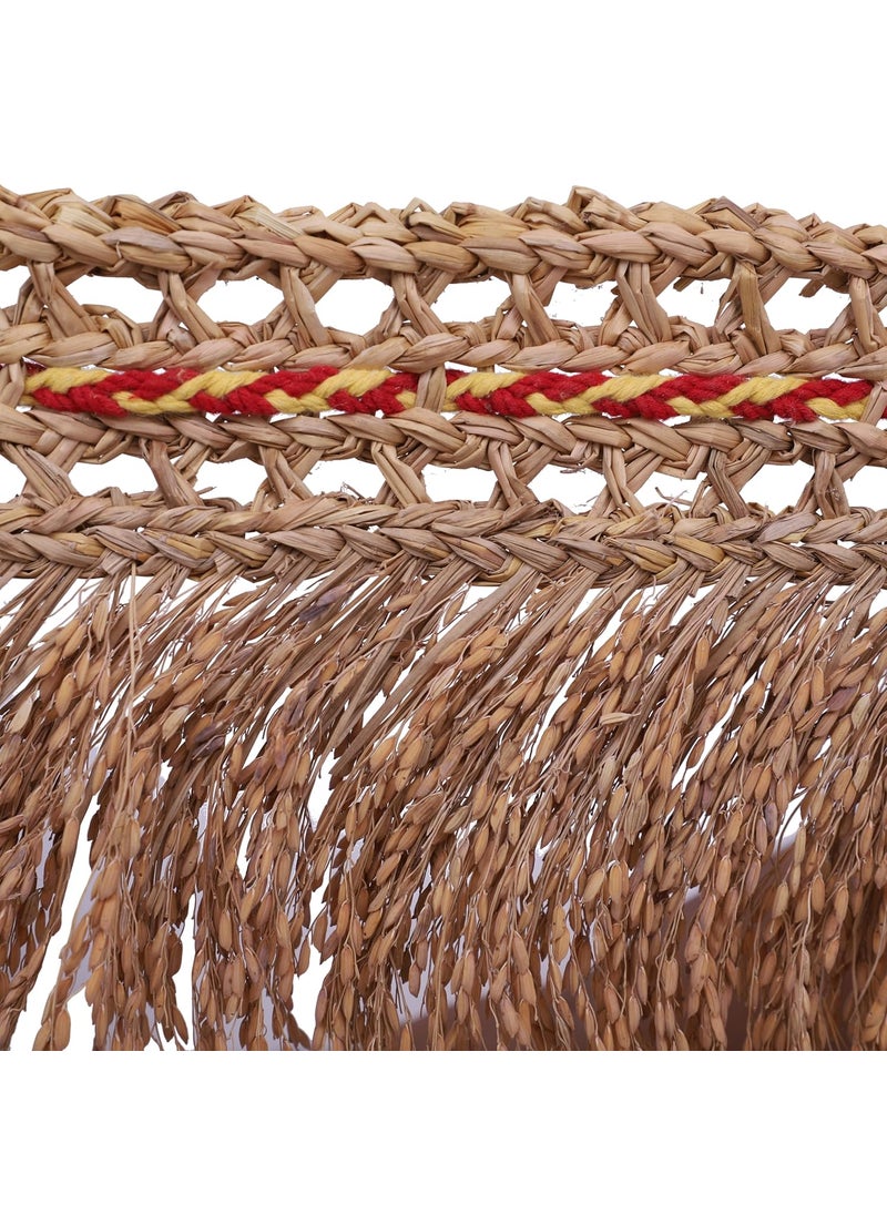 KuJee KuJee Natural Paddy Door Toran Door Hangings for Main Door and Pooja Room Door Toran for Diwali Dusshera and Navratri Torans Length 4550 Feet Width 1 feet  - Image 4