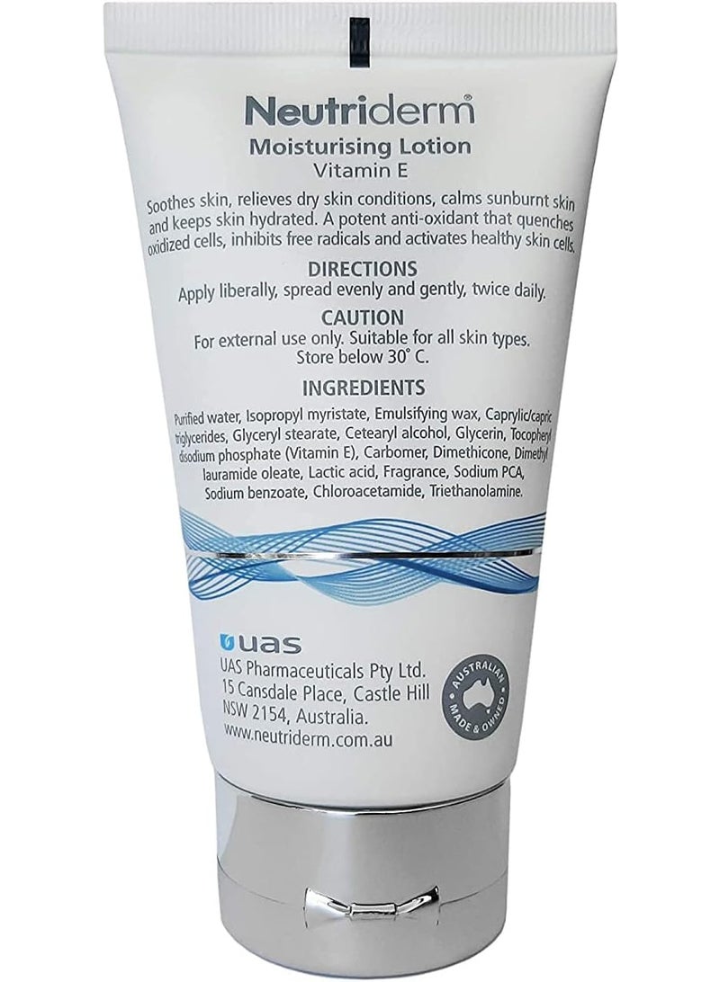 Neutriderm Pre-Makeup Skincare Combo, Vitamin E Moisturiser 125 Ml And Dermavive Hydra Cleanser Lotion (Combination) 120 Ml - Image 4