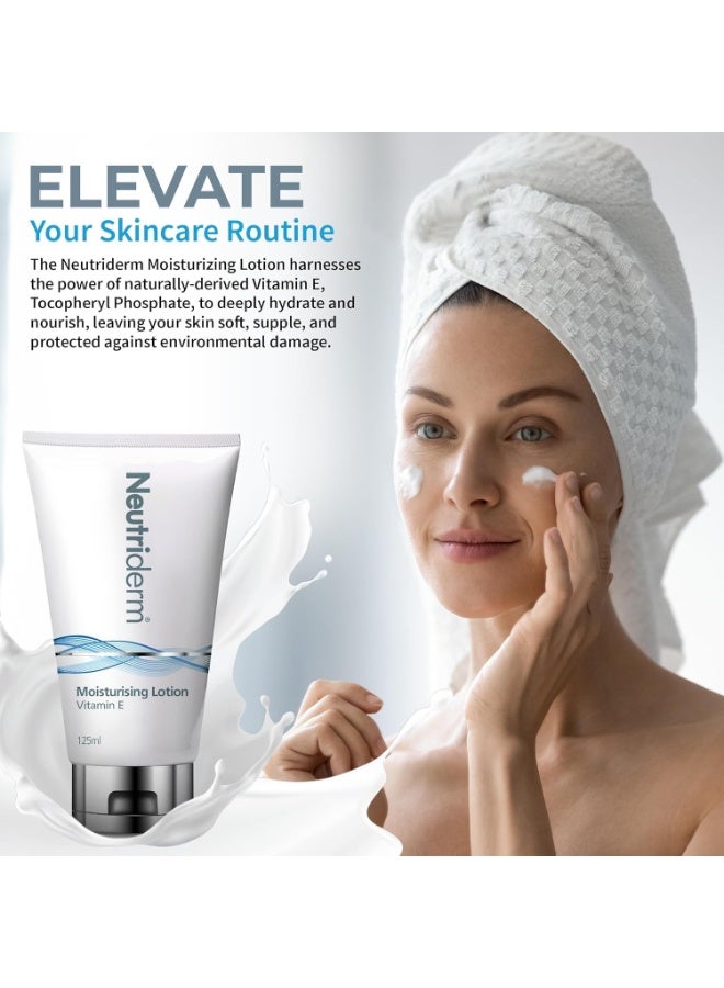 Neutriderm Pre-Makeup Skincare Combo, Vitamin E Moisturiser 125 Ml And Dermavive Hydra Cleanser Lotion (Combination) 120 Ml - Image 5