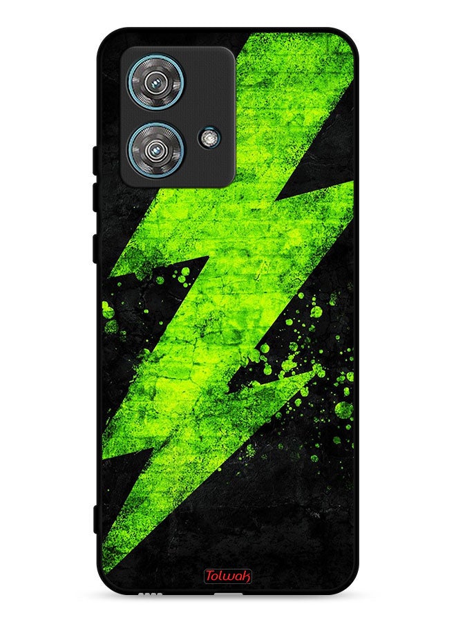 Tolwak Motorola Edge 40 Neo 5G Protective Case Cover Electric Pattern - Image 1