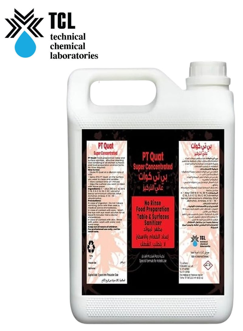 TCL PT Quat No Rinse Food Preparation Table & Surfaces Sanitizer