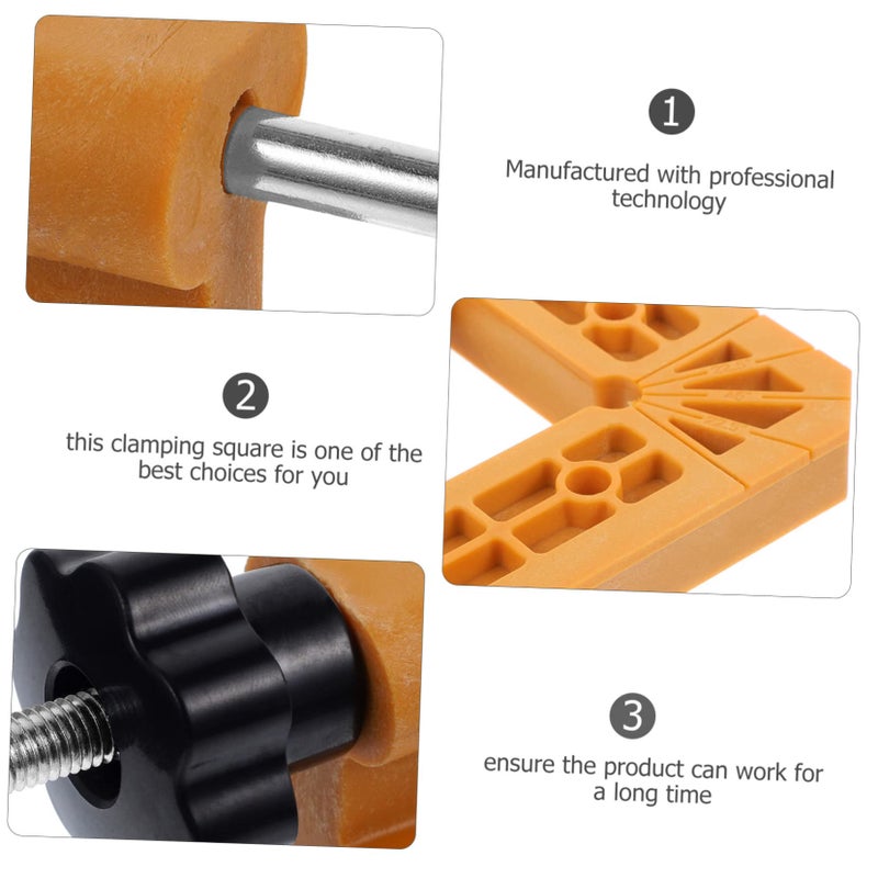 Right Angle Clamp High Strength Nylon Plastic Multipurpose Tool for Woodworking and Cabinet Assembly - Image 5