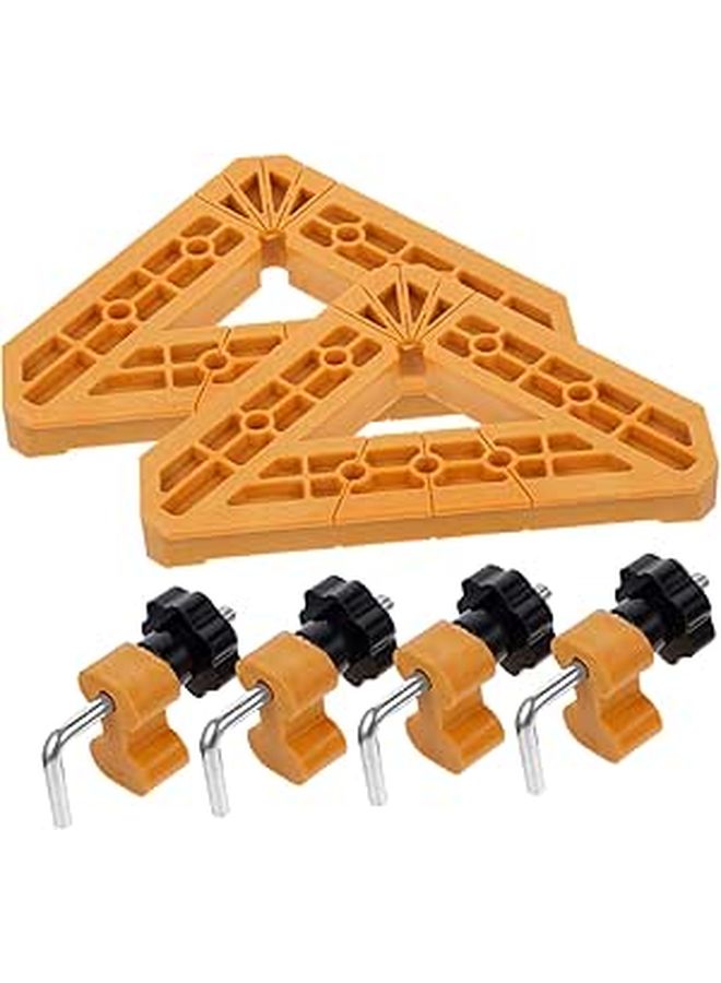 Right Angle Clamp High Strength Nylon Plastic Multipurpose Tool for Woodworking and Cabinet Assembly - Image 1