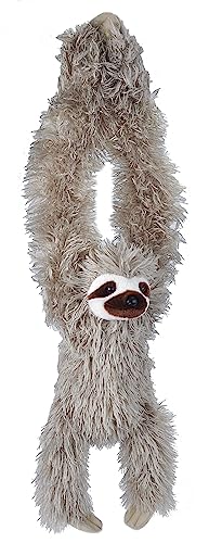 Wild Republic Hanging Three Toed Sloth Plush Stuffed Animal Plush Toy Gifts for Kids Zoo Animals 30 inches - Image 1