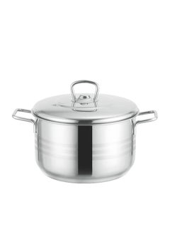 PROCILA Estra Stainless Steel Cooking Pot 30CM Silver With 5 Induction Layers Bottom 
