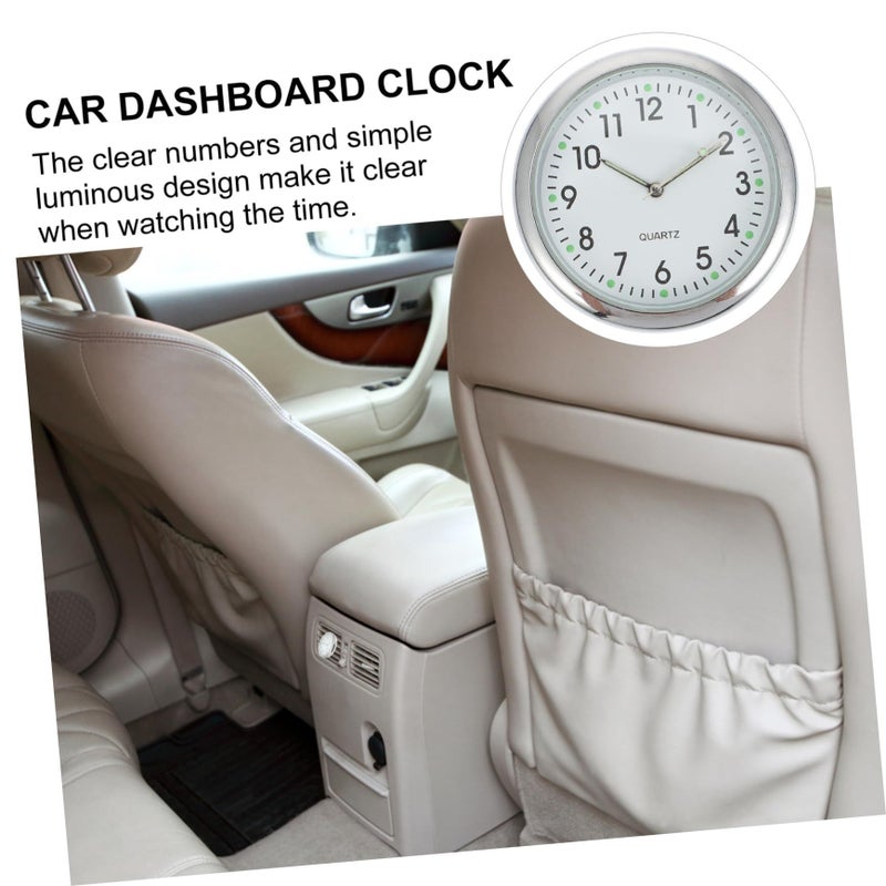 Mini Luminous Vehicle Clock Clear Numbers Glass For Car Truck SUV Boat - Image 3