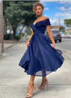 Generic Party Evening Dress Blue 
