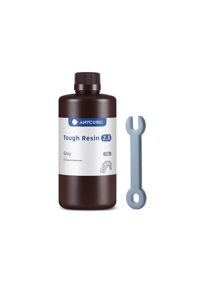 إني كيوبيك Anycubic Tough Resin 2.0 Grey - Image 2