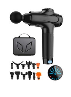 EqiEch Professional Deep Percussion Ultra Quiet Hand Held Deep Tissue Muscle Massager With 7 Speeds And 12 Massage Heads  - Image 1