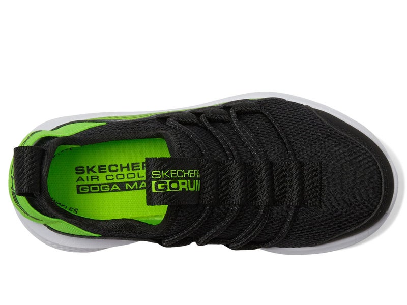 Skechers Boy's Go Run Elevate Sneaker, Black/Lime, 13 Little Kid - Image 2