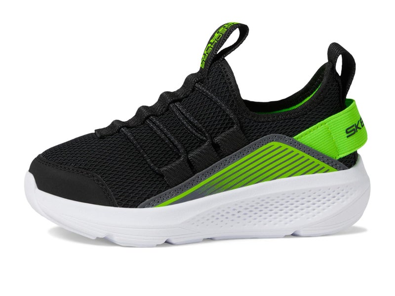 Skechers Boy's Go Run Elevate Sneaker, Black/Lime, 13 Little Kid - Image 4