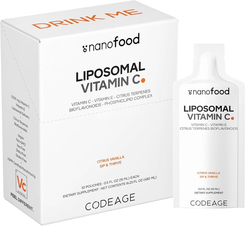 Codeage Liposomal Vitamin C Supplement for Daily Immune Support - Image 1