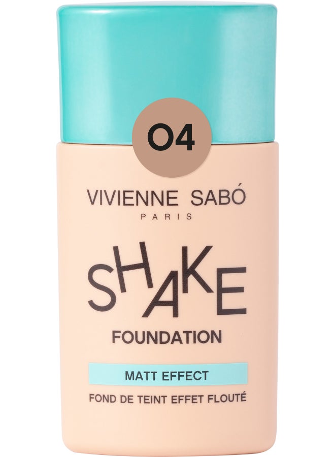 Vivienne Sabo  Mattifying foundation  Fond de teint Matifiant Shakefoundation matt shade 04 - Image 1