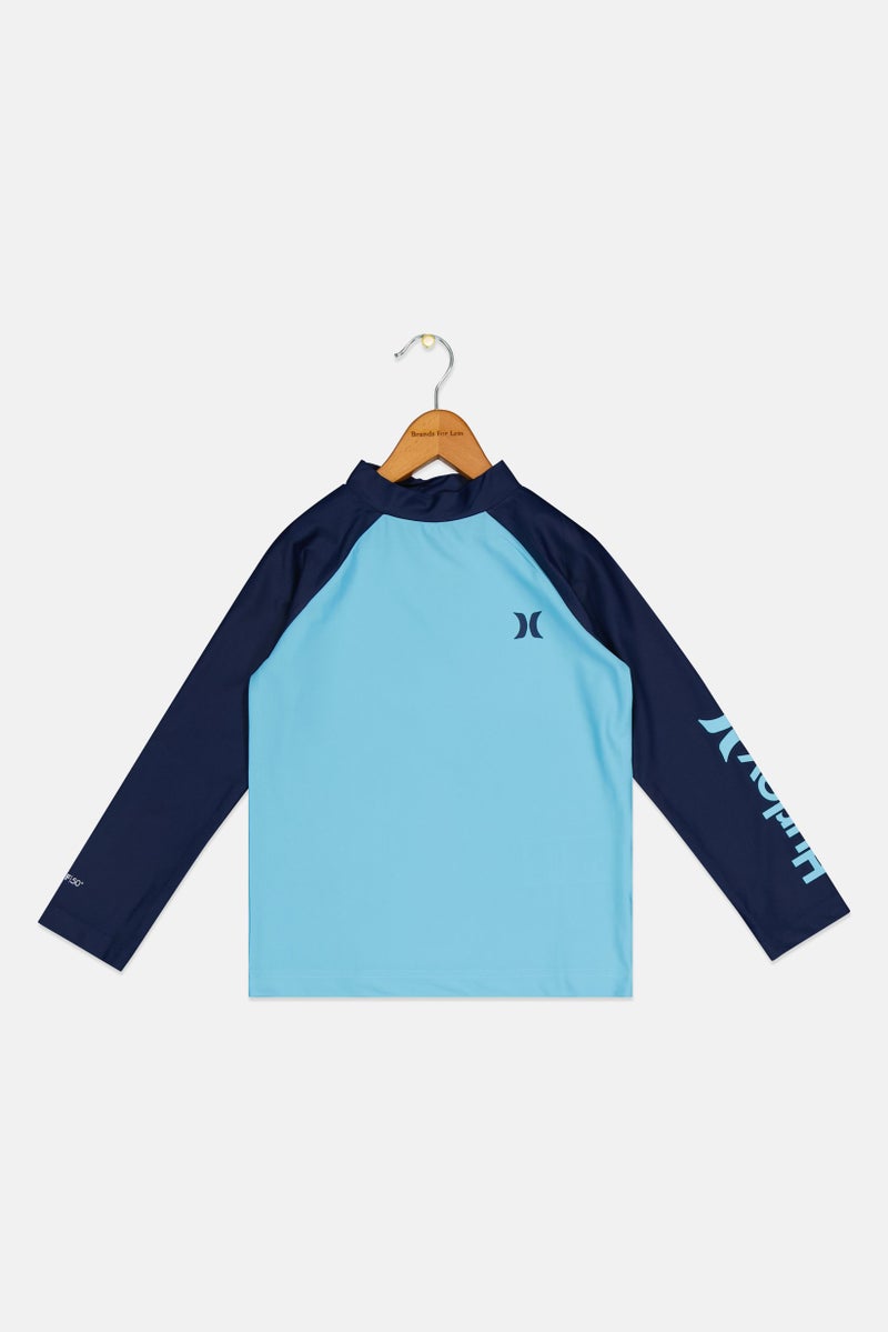 Hurley ملابس رياضية للأطفال الأولاد بأكمام طويلة مناسبة، في الهواء الطلق، متعدد الألوان - Image 1