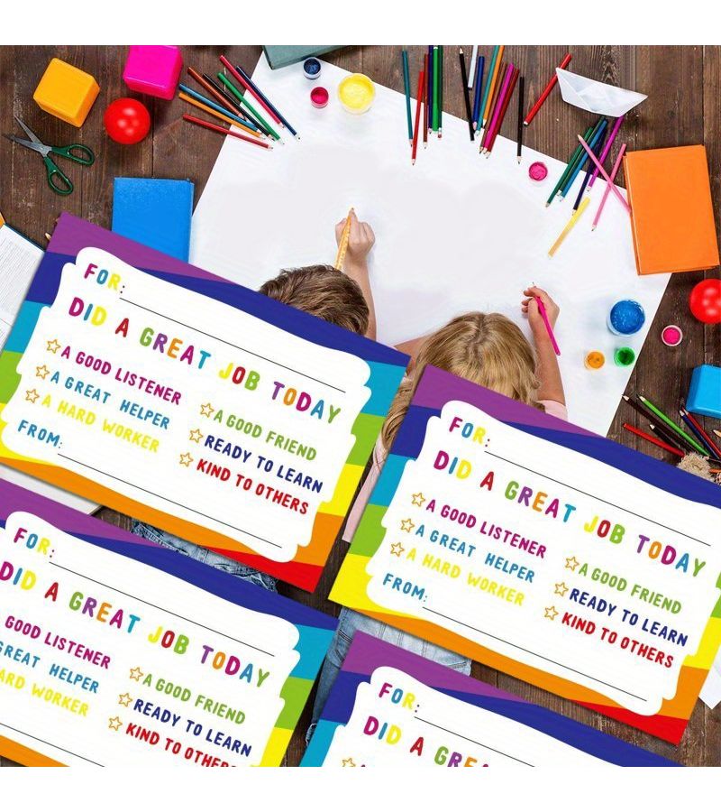 20 Pcs Motivational Notes Positive Postcards Reward Incentive Card For Teacher School Supplies - Image 5
