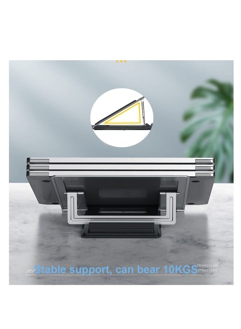 Laptop Stand-Ventilated Adjustable Computer Holder Desktop Notebook Stand for MacBook Air Pro, Dell XPS, Fits up to 13-16'' - Image 5