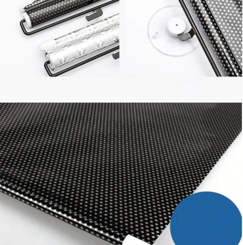 comfrt Blackout Blind Shade with Suction Cups Temporary Portable Window Cover Curtain Sunshade Blackout Curtain Roller Sunshade - Image 5