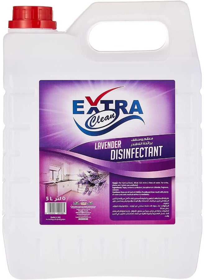 Falcon فالكون باك FALCON PACK Extra Clean Disinfectant - Lavender, 5 Litre - Image 1