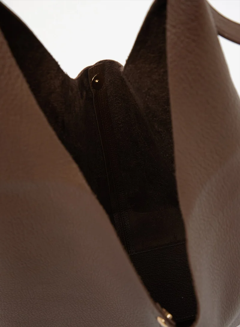 Glamorous BROWN Slouch Shoulder Tote Bag for Women | Best Price UAE