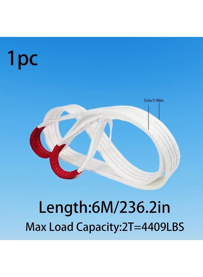 أشرطة الرفع والقطر الثقيلة متعددة الاستخدامات، ألياف تركيبية عالية المقاومة، قابلة للطي خفيفة الوزن 23622 بوصة - Image 1