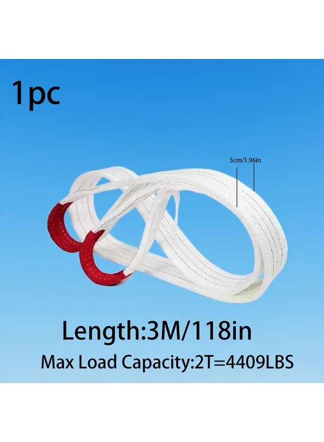 أشرطة الرفع والقطر الثقيلة متعددة الاستخدامات، ألياف تركيبية عالية المقاومة، قابلة للطي خفيفة الوزن 23622 بوصة - Image 5