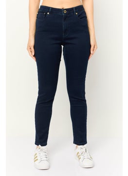 Women Skinny Fit High Waist Stretchable Denim, Blue