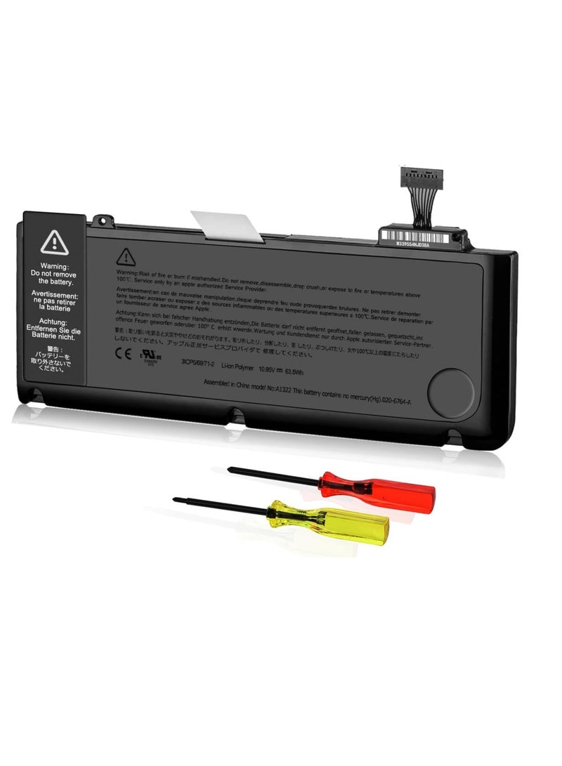 A1322 Battery for MacBook A1278 and MacBook Pro 13-inch - (Mid 2009 to Mid 2010 to Mid 2011 to Mid 2012), 10.95V - Image 1