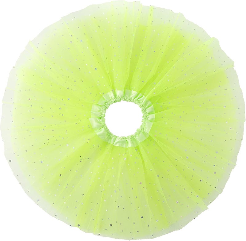 Jastore Girls Layered Stars Sequins Tutu Skirt Princess Ballet Dance Dress for 2-8 Years - Image 2
