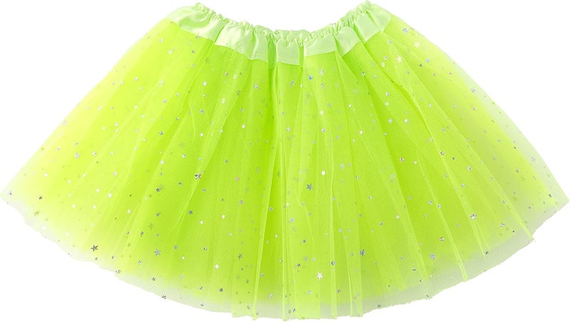 Jastore Girls Layered Stars Sequins Tutu Skirt Princess Ballet Dance Dress for 2-8 Years - Image 3
