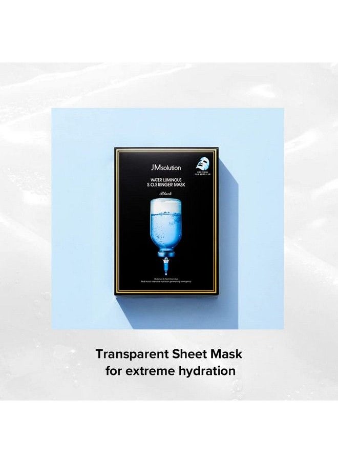 JMsolution Water Luminous Sos Ringer Mask 10 Sheets Korean Facial Skincare124 Fl Oz Essnece High Intensive Moisture For All Skin  - Image 5