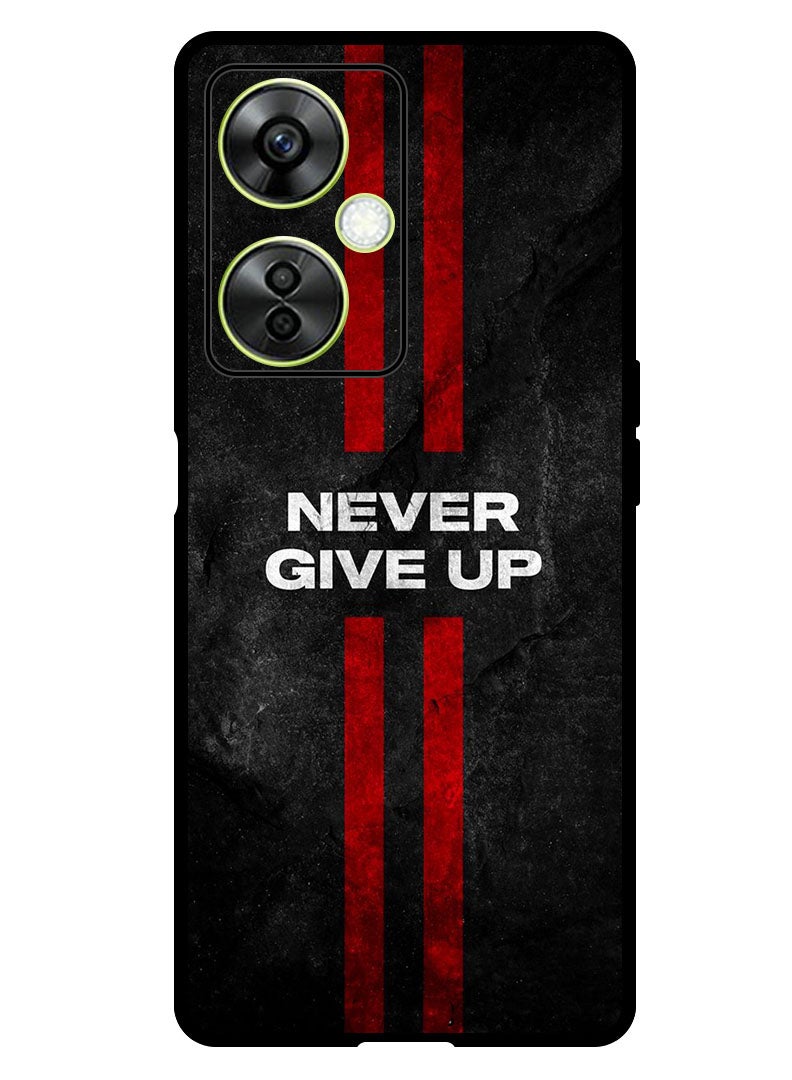 Theodor Protective Case Anti Scratch Shock Proof Bumper Cover For OnePlus Nord N30 Never Give up stripes - Image 1