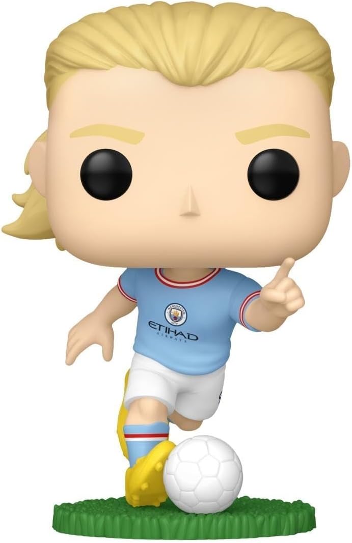 Funko فانكو بوب! كرة القدم: مانشستر سيتي - إيرلينغ هالاند - مانشستر سيتي FC - تمثال فينيل قابل للجمع - فكرة هدية - منتجات رسمية - ألعاب للأطفال والبالغين - Image 2