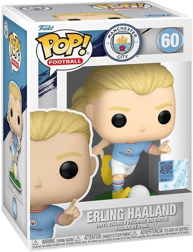 Funko Pop! Football: Mancity - Erling Haaland - Manchester City FC - Collectable Vinyl Figure - Gift Idea - Official Merchandise - Toys for Kids & Adults - Sports Fans - Model Figure for Collectors - Image 4