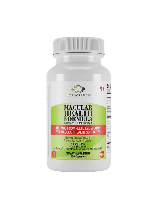EyeScience Macular Health Beyond Areds2 Formula, Advanced Ocular Vitamin - Containing Lutein, Zeaxanthin, Bilberry, And Vitamins C, D, E, And B6 (60 Day Supply) - Image 1
