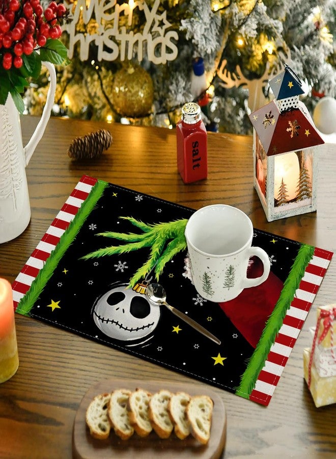 Yarcooly Christmas Placemats Table Mats Winter Holiday Decor and Decor New Year Xmas Decor Christmas Decorations for Party - Image 3