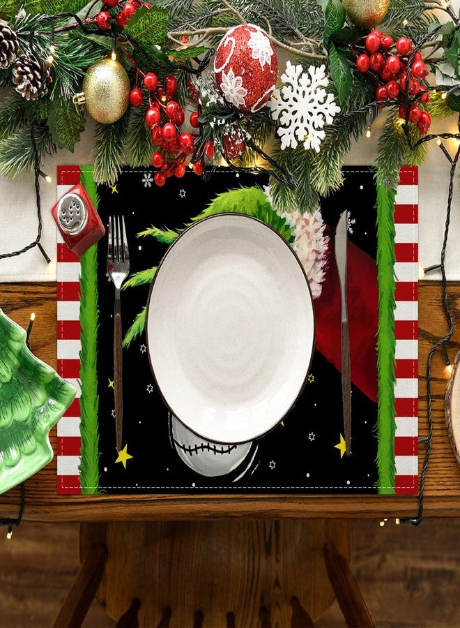 Yarcooly Christmas Placemats Table Mats Winter Holiday Decor and Decor New Year Xmas Decor Christmas Decorations for Party - Image 2