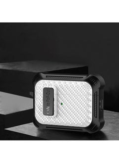 Fiber Pattern Applicable AirPods Pro2 Generation Anti-fall Protective Cover Airpods1/2 Generation Bluetooth TPU Earphone Case-Color:White-Model:Airpods Pro2 Generation
