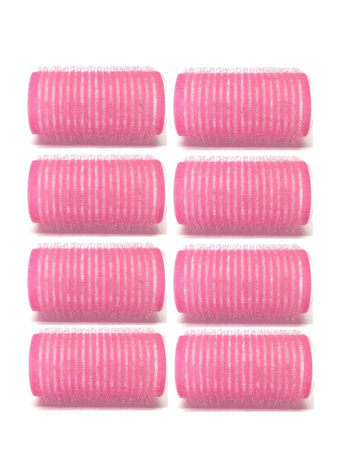 Bexter Self Grip Hair Rollers, 16 Pack Pink Heatless Curlers for Women and Girls - Small Hair Rollers for Short and Medium Hair - DIY Curls, Volume, and Salon Styling (0.8" x 2.4", Pink) - Image 3