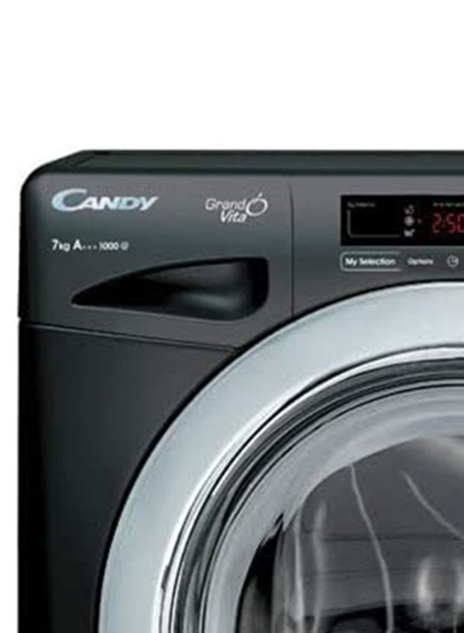 كاندي غسالة أوتوماتيكية بالكامل 7 كجم 2500 W GVS107DC3B-ELA أسود - Image 4