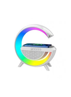 Multifunctional LED Wireless Charging Bluetooth Speaker with FM Radio and Alarm Clock