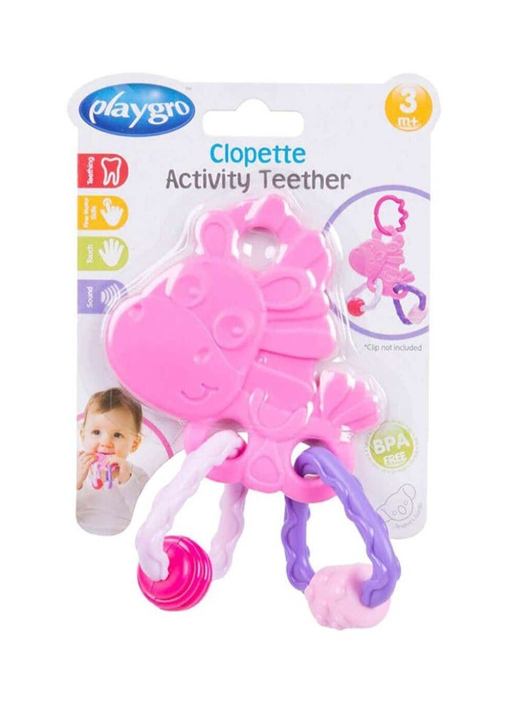Playgro Clopette Activity Rattle Teether