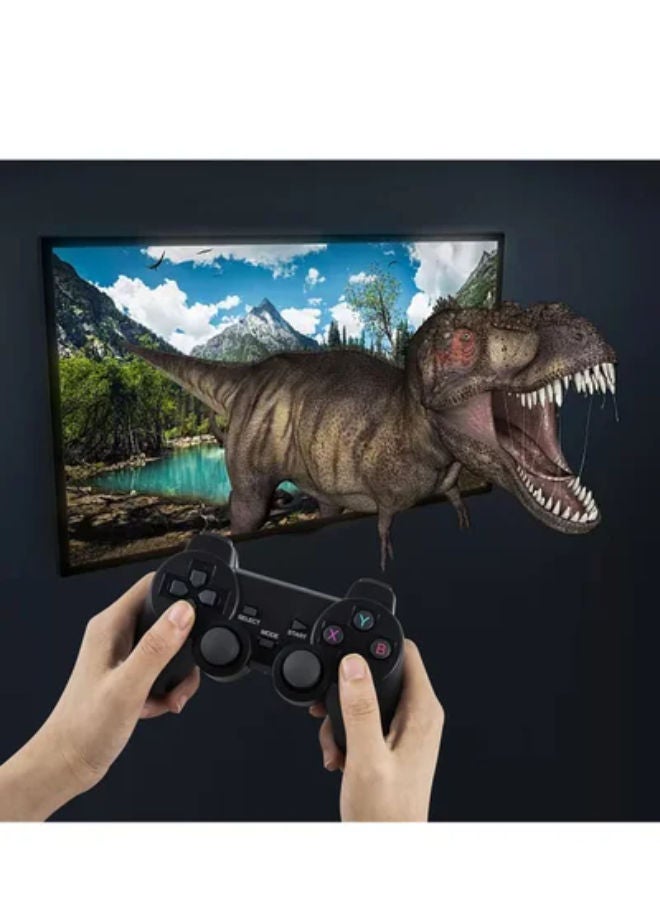 SHOPI Wireless Retro Game Console, Plug and Play Video Game Stick Built in 10000+ Games,9 Classic Emulators, 4K High Definition HDMI Output for TV with Dual 2.4G Wireless Controllers(64GB) - Image 5