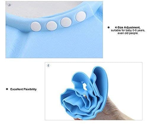 KIyan Adjustable Safe Soft Bathing Baby Shower Hair Wash Cap for Children, Baby Bath Cap Shower Protection for Eyes and Ear,Multi Color ( 1 pic) (Baby Shower Cape-Pack-1) - Image 5